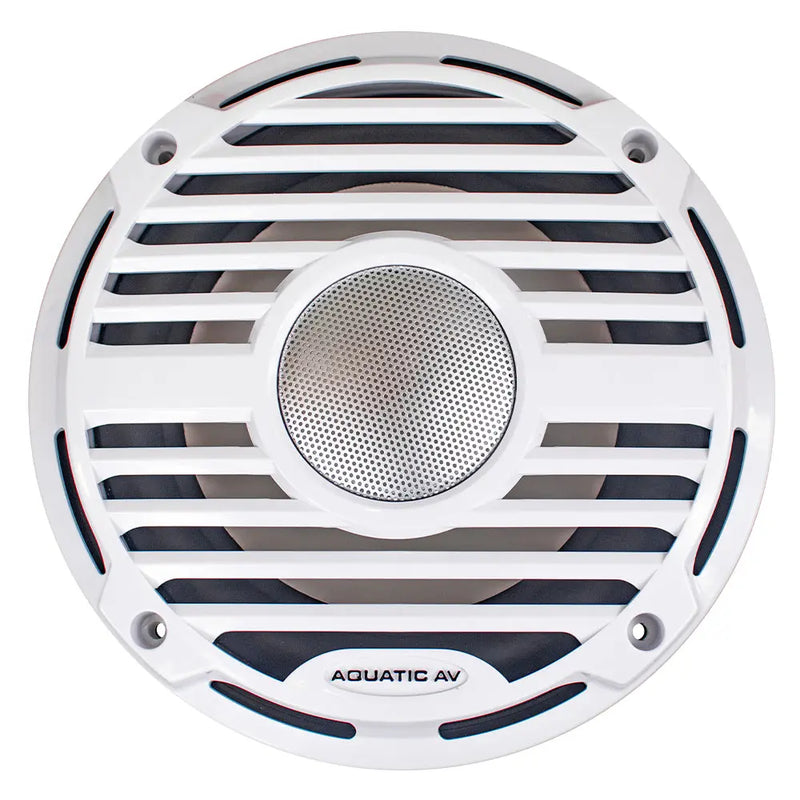 Aquatic AV PC310 10 Marine 400 Watts 4 Ohms Classic Grill Subwoofer White (Each) Aquatic AV