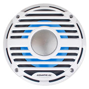 Aquatic AV PC310 10 Marine 400 Watts 4 Ohms Classic Grill Subwoofer White (Each) Aquatic AV