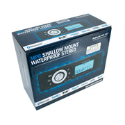 Aquatic Av MP6 Shallow Mount Waterproof Radio Bluetooth and USB Marine 288W Stereo Aquatic AV
