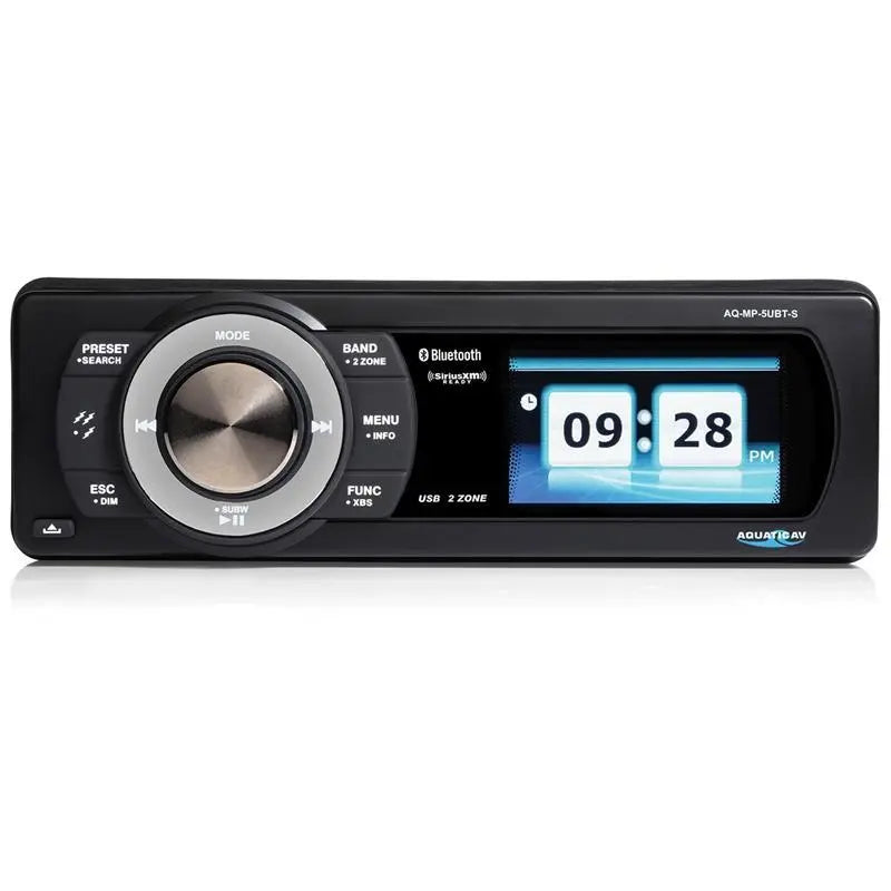 AquaticAV AQ-MP-5UBT-S Bluetooth USB SiriusXM Waterproof Marine Stereo Aquatic AV