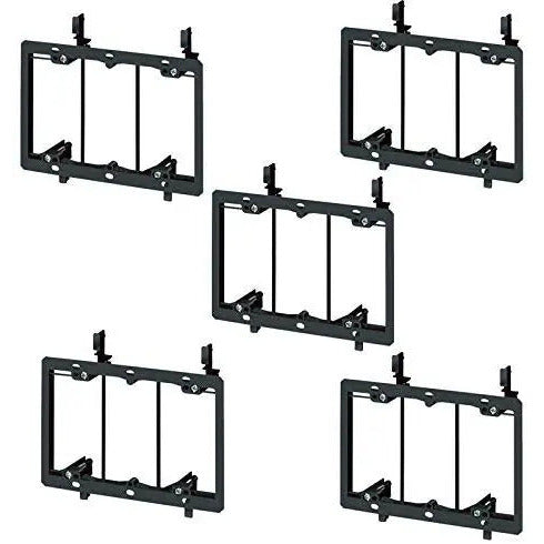 Arlington LV3 3 - Gang Low Voltage Mounting Plate for 1/4" to 1" Walls (1-5 Pack) Arlington