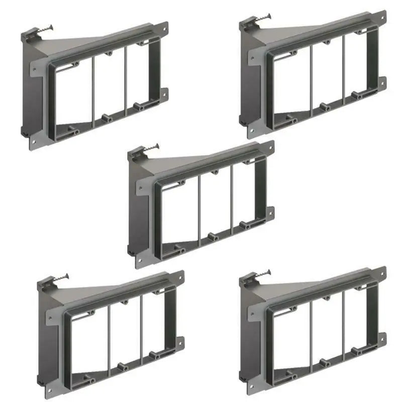 Arlington LVS3 Screw On Three Gang Low Voltage Mounting Bracket Arlington