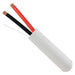 Audio Cable 16 AWG 2C  65 Strand 500 Feet White PVC Jacket Bare Copper CL3 White Vertical Cable
