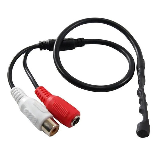 Audio Hidden Microphone Cable for CCTV Security Surveillance Camera The Wires Zone