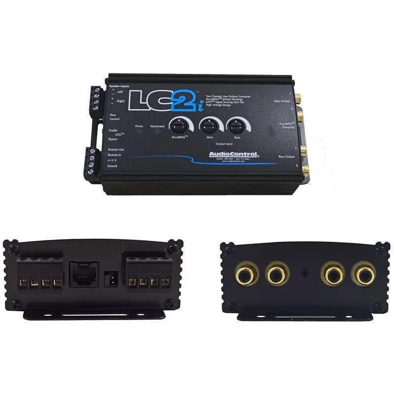AudioControl LC2i Black 2-Channel Line Output Converter with AccuBASS AudioControl