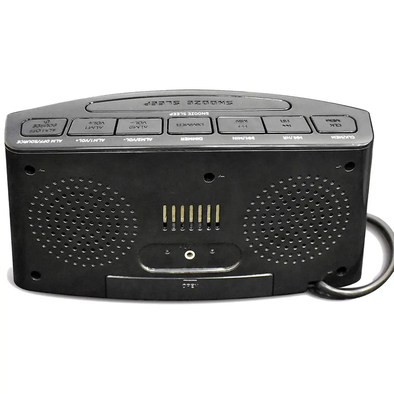 Axess CKRD3802 AM/FM Digital Radio 1.8" Red LED Display with Dual Alarm Settings Others