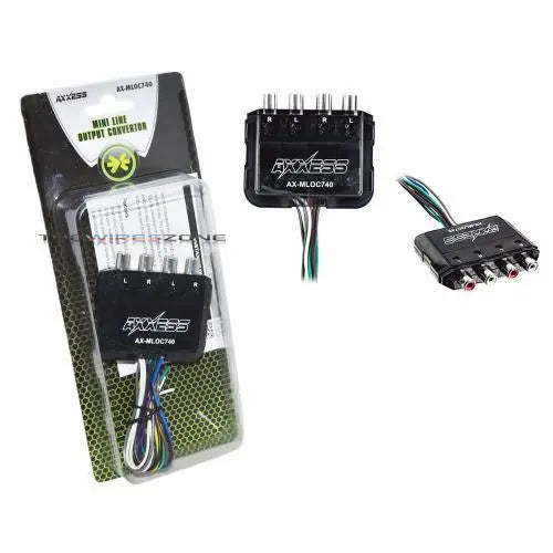 Axxess AX-MLOC740 4-Channel 80W Per Channel Mini Line Output Converter Axxess
