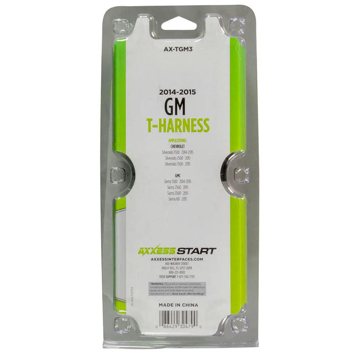 Axxess AX-TGM3 Remote Start T-harness for GM Chevy 2014-2015 Axxess