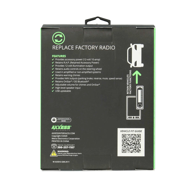 Axxess AXDIS-GMLN11 Data Interface with SWC for select GM 2006-2012 Vehicles Axxess