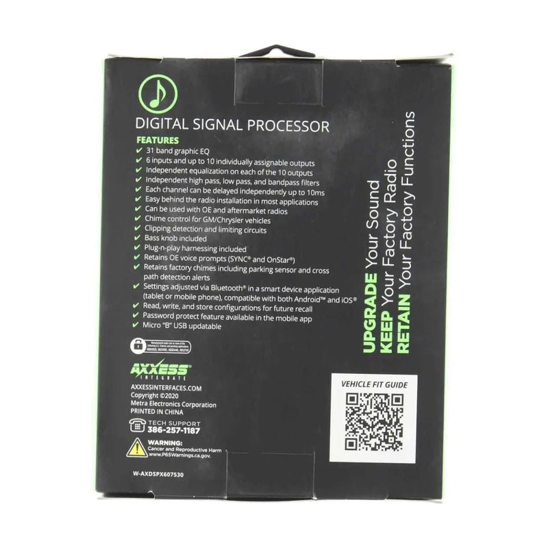 Axxess AXDSPX-VW2 DSP with AXDSP-X and T-Harness for Volkswagen 2016-2019 Vehicles Axxess