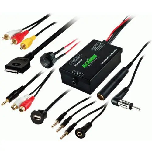 Axxess AXM-DC01 Universal FM Modulator w/ RCA/USB/3.5mm for Car Stereo Axxess