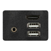 Axxess AXUSB-HK3 Dual USB/AUX/HDMI Replacement Panel 3Ft Hyundai/Kia 2014-Up Axxess