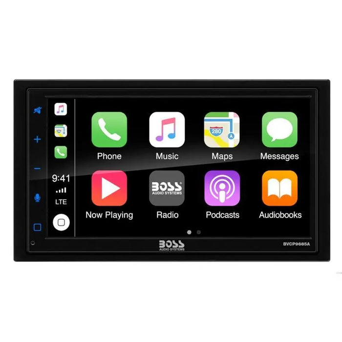 BOSS Double-DIN Multi Media Bluetooth® CarPlay Android Auto Car Stereo Receiver w/ 6.75" Touchscreen Boss Audio