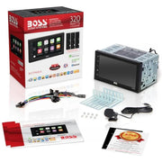 BOSS Double-DIN Multi Media Bluetooth® CarPlay Android Auto Car Stereo Receiver w/ 6.75" Touchscreen Boss Audio