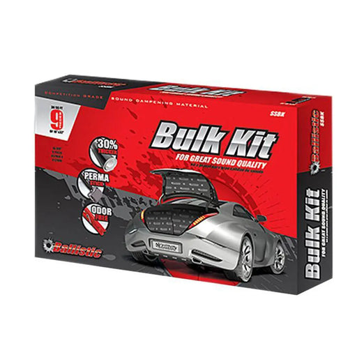 Ballistic SSBK 36 Sq. Ft. Sound Deadening Kit (9 Pieces of 18" x 32") Ballistic