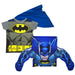 Batman Theme Kids T-Shirt with Bag and Cape (3pc Set) The Wires Zone
