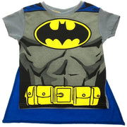 Batman Theme Kids T-Shirt with Bag and Cape (3pc Set) The Wires Zone