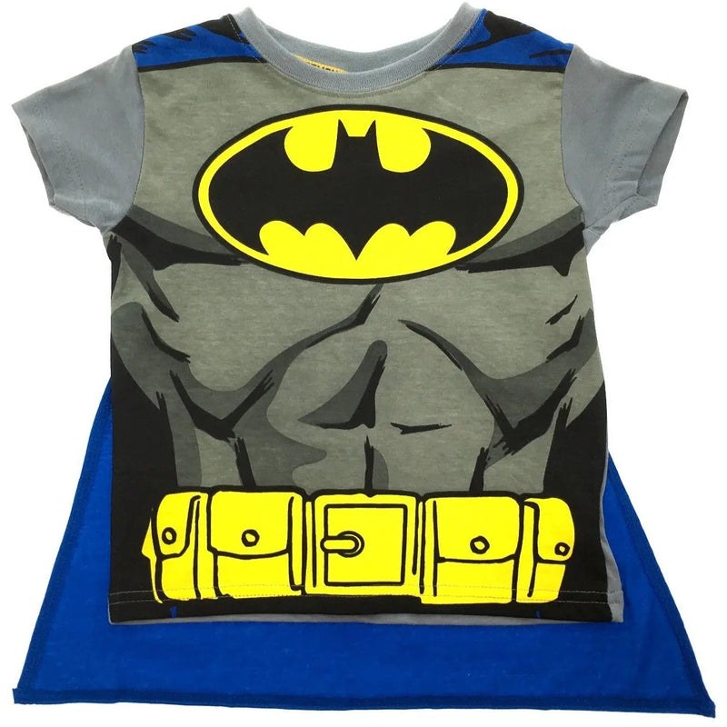 Batman Theme Kids T-Shirt with Bag and Cape (3pc Set) The Wires Zone