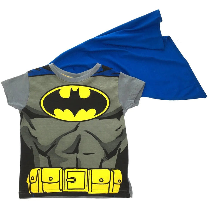 Batman Theme Kids T-Shirt with Bag and Cape (3pc Set) The Wires Zone