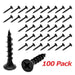Black Philips Bugle-Head Coarse Thread Drywall Screw 1" (100/pk) The Wires Zone
