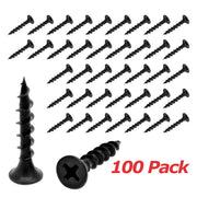 Black Philips Bugle-Head Coarse Thread Drywall Screw 1 1/4" (100/pk) The Wires Zone