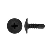 Black Phillips Wafer Head Self Tapping/Drilling Screws 1/2" (100/pack) The Wires Zone