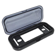 Black Universal Water-Resistant Single DIN Marine Radio Housing Cover The Wires Zone