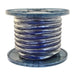 Blue Intense Iced Color 1/0 Gauge 100% Full Copper Power Ground Wire 50Ft Spool OFC The Wires Zone