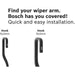 Bosch Evolution 4818 18" All-Weather Visibility Bracketless Wiper Blade (1pcs) Bosch