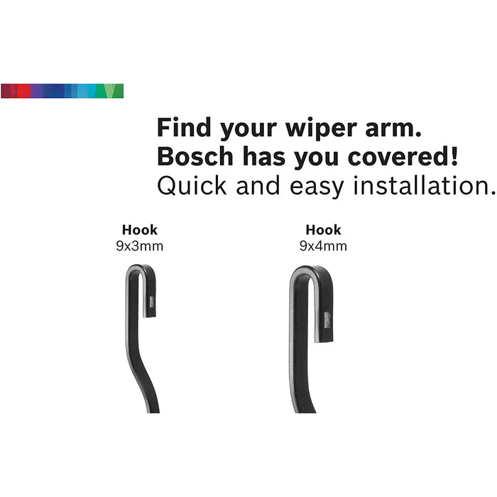 Bosch Evolution 4839 20" All-Weather Visibility Bracketless Wiper Blade (1pcs) Bosch