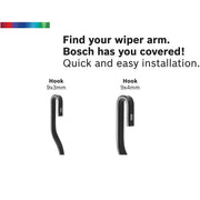 Bosch Evolution 4842 24" Corrosion Resistant Bracketless Beam Blade Wiper (1pcs) Bosch