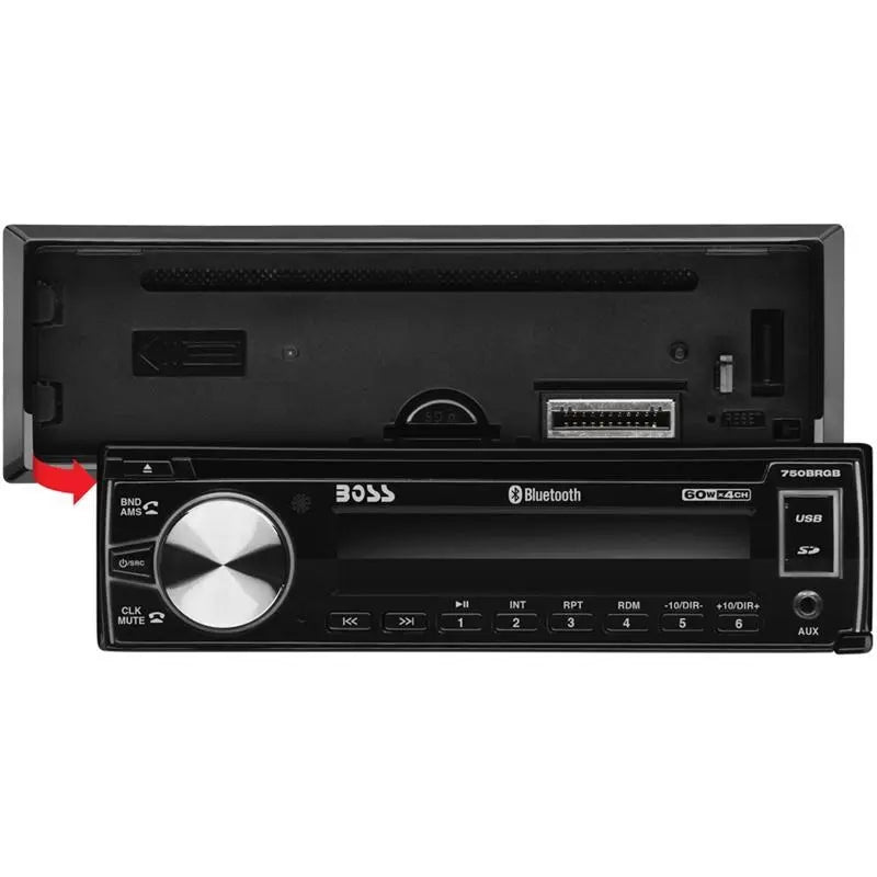 Boss 750BRGB Single DIN Bluetooth CD/Digital Media Car Stereo Receiver Boss Audio