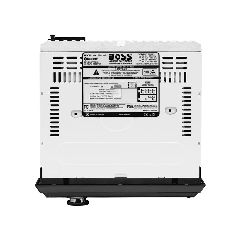 Boss Audio 508UAB Single Din In Dash Cd AM/FM/Mp3 Receiver w/ Bluetooth & Remote Control Boss Audio