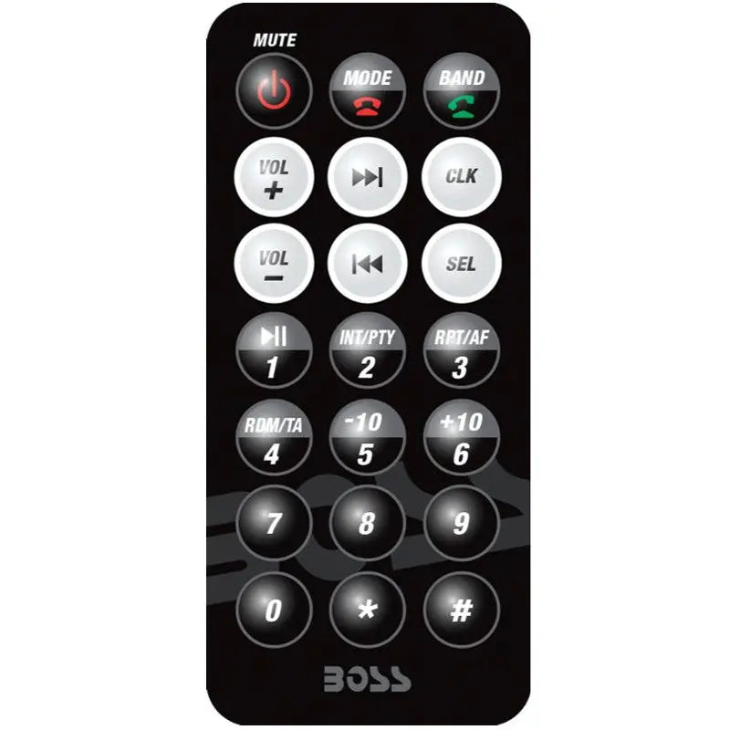 Boss Audio 616UAB Multimedia Car Stereo 1DIN Bluetooth LCD AM/FM Radio Receiver Boss Audio