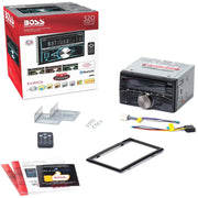 Boss Audio 850BRGB Double DIN In-Dash CD/SD/AM/FM Receiver with Bluetooth Boss Audio