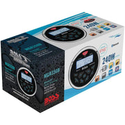 Boss Audio MGR350B Marine Bluetooth Receiver + 2 Pairs of 6.5" Speaker Boss Audio