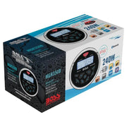 Boss Audio MGR350B Marine Receiver & MB Quart NK2-116W 6.5" 2-Way Marine Speakers MB Quart