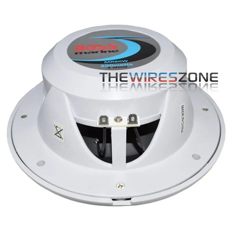 Boss Audio MR60W 6.5" 2-Way 200W Marine Boat Coaxial Speaker Boss Audio