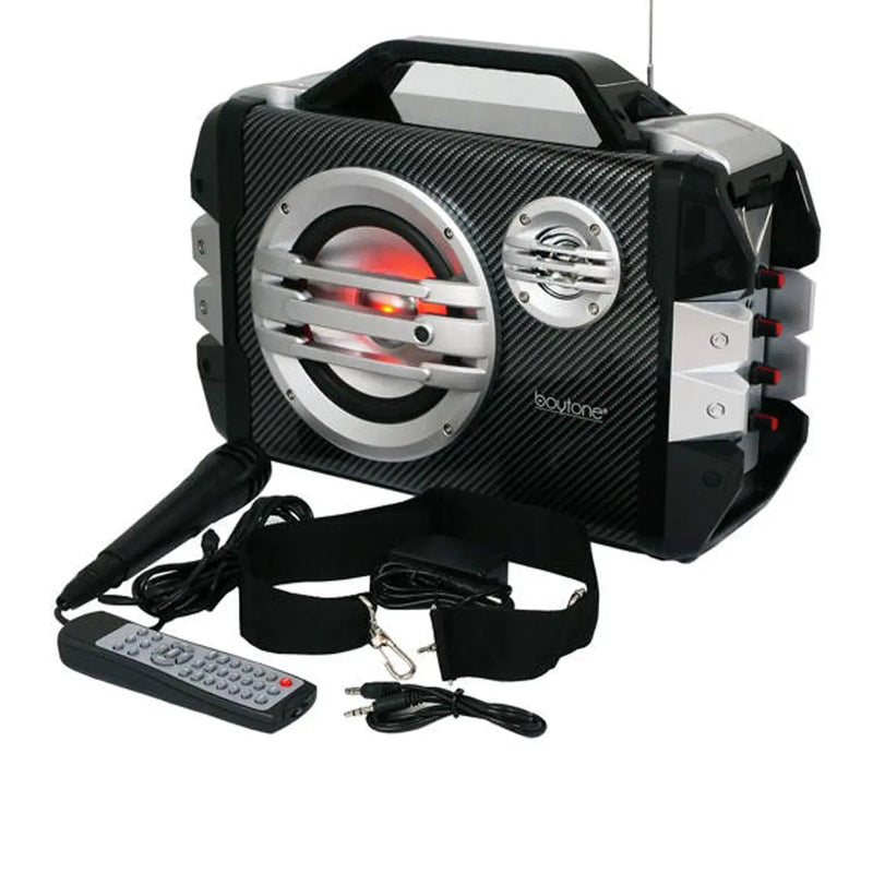Boytone BT-51M Portable Audio karaoke Bluetooth PA Speaker System with Microphone Others