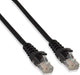 CAT5E Black Ethernet Network 1-100 Feet 24 Gauge Patch Cable RJ45 LAN Wire Logico