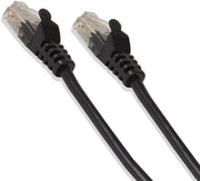 CAT5E Black Ethernet Network 1-100 Feet 24 Gauge Patch Cable RJ45 LAN Wire Logico