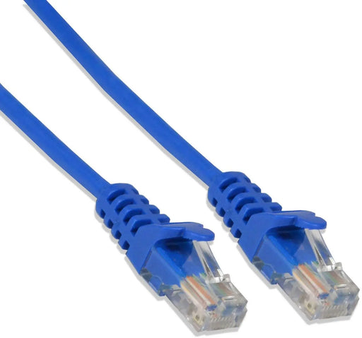 CAT5E Blue Ethernet Network 1-100 Feet 24 Gauge Patch Cable RJ45 LAN Wire Logico