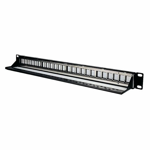 CAT5E CAT6 UTP 24 Port Network LAN Blank Patch Panel 1U with Cable Management Logico