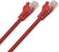 CAT5e 24 Gauge Red 1-3 Feet 350Mhz UTP Patch Ethernet Network Cable Logico