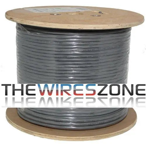 CAT6 23 AWG STP 8C Solid Bare Copper 550MHz PVC Jacket Gray