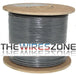 CAT6 23 AWG STP 8C Solid Bare Copper 550MHz PVC Jacket Gray 1000 Feet Vertical Cable