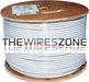 CAT6 23 AWG STP 8C Solid Bare Copper 550MHz PVC Jacket White 1000 Feet Vertical Cable