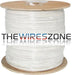 CCTV RG59 Siamese 20AWG CCS Coaxial Cable +18/2 Power Cable 500' White Vertical Cable