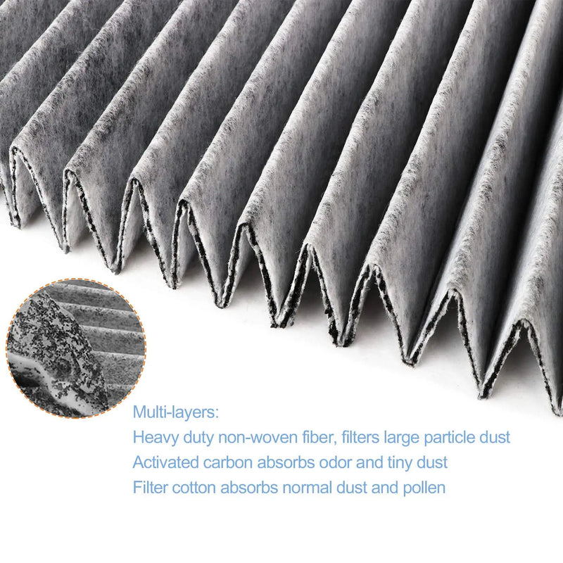 Cabin Air Filter with Activated Carbon Replacement for Toyota/Lexus/Scion/Subaru The Wires Zone
