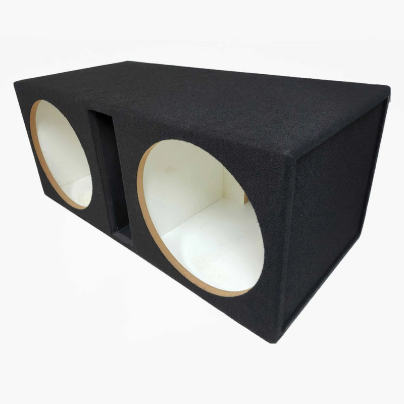 Carpet Dual 12" Ported Car Box Speaker Subwoofer Enclosure Cabinet @39Hz The Install Bay